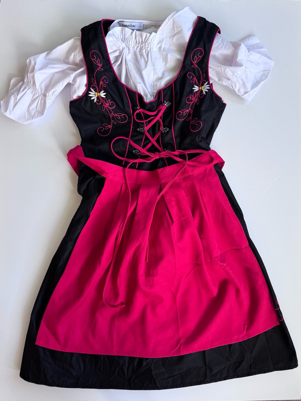 Women’s Dirndl Oktoberfest Dress Bavarian German Costume
